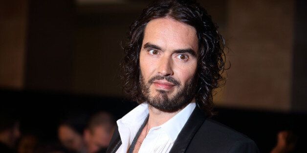 LONDON, ENGLAND - OCTOBER 06: Russell Brand attends the Pride of Britain awards at The Grosvenor House Hotel on October 6, 2014 in London, England. (Photo by Mike Marsland/WireImage)