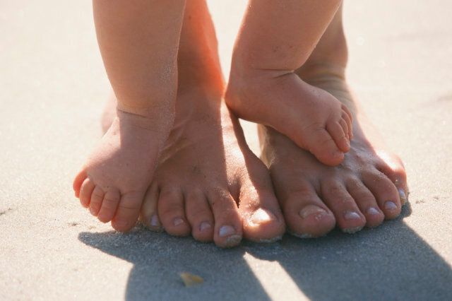 Feet of Mother and Child
