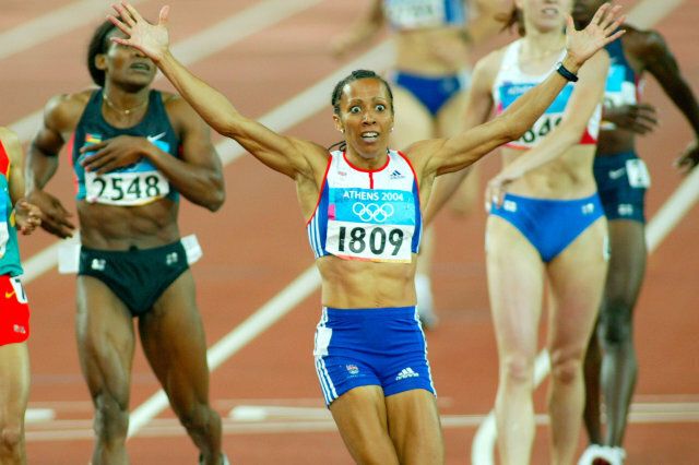 Olympic Games Athens 2004 Kelly Holmes GBR wins 800m ladies final