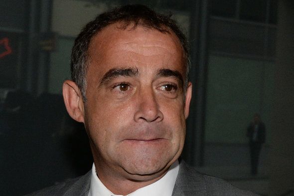 MANCHESTER, UNITED KINGDOM - SEPTEMBER 2 : Michael Le Vell, who plays Kevin Webster in the TV soap Coronation Street, arrives at Manchester Crown Court to face child sex offenses on September 2, 2013 in Manchester, England. The actor faces 12 charges of sex offences against children, including five counts of rape, three counts of indecent assault, two counts of sexual activity with a child and two counts of causing a child to engage in sexual activity. The offences allegedly took place between 2002 and 2012. (Photo by Nigel Roddis/Getty Images)
