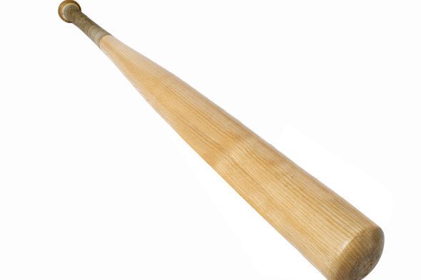 Close up of a baseball bat