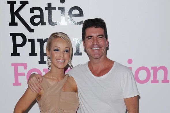 LONDON, ENGLAND - JULY 13: Katie Piper and Simon Cowell attend the Katie Piper Foundation Launch at Sony Headquarters on July 13, 2010 in London, England. (Photo by Ian Gavan/Getty Images)
