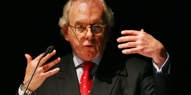 Dr David Starkey makes a speech during the Brighton College National Education Conference in Brighton, East Sussex.