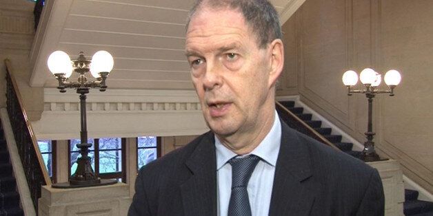 File videograbbed image dated 9/1/2013 of James Arbuthnot, the chairman of the Commons Defence Select Committee who will quit the role in May in order to prevent any perceived conflict of interest if he takes a job in the arms trade after the next general election.