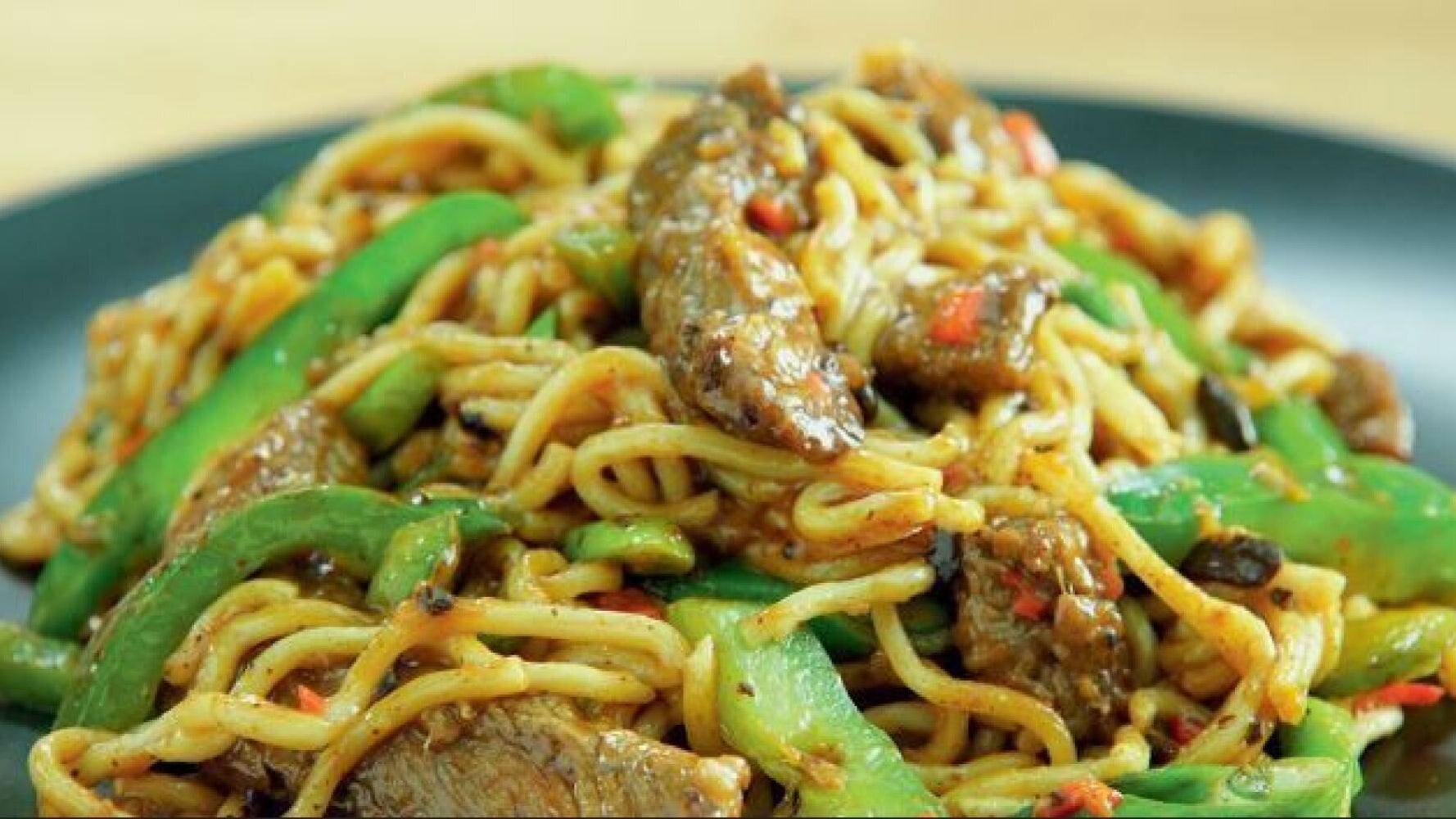 Try This 15 Minute Cantonese Beef And Black Bean Noodle Recipe As Seen