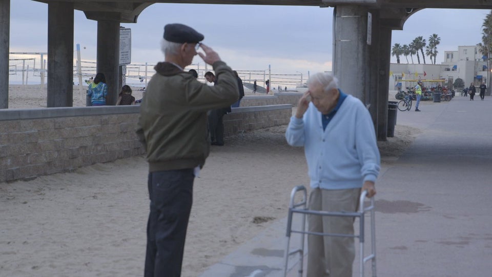 Joshua Kaufman salutes Daniel Gillespie