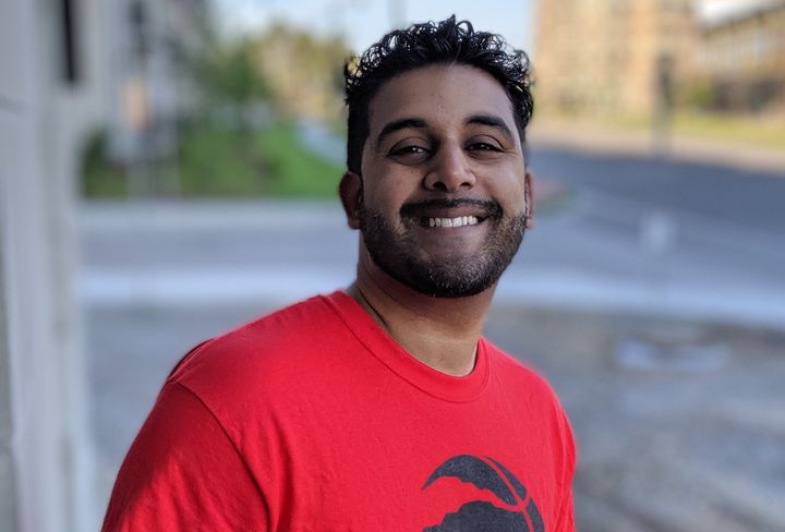 Hamzah Moin, a 34-year-old Raptors fan who started a fundraiser for Kevin Durant's charity.