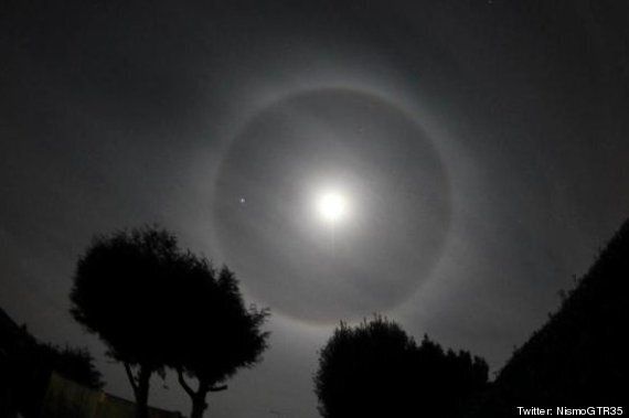 Moon Ring' Lights Up UK Night Sky (And Twitter) | HuffPost UK Tech