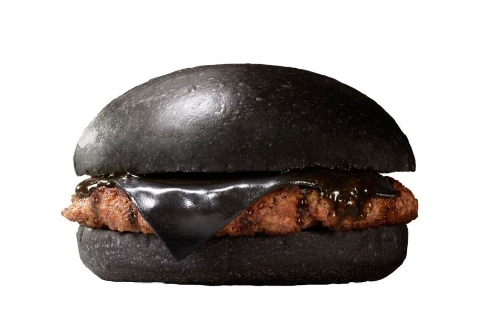 Burger King Japan's Black Cheese Burger