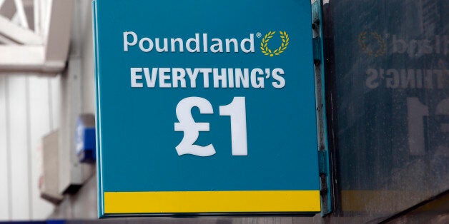 A Poundland shop in Glasgow, Scotland, as the campaign ahead of the Scottish independence referendum enters its final days.