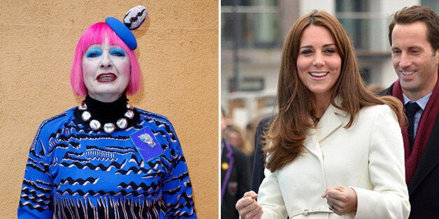 Zandra Rhodes 'did not know' the Duchess of Cambridge is pregnant