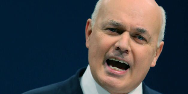 File photo dated 01/10/13 of the Work and Pensions Secretary Iain Duncan Smith who has said that use of food banks in the UK is "tiny" compared to Germany.