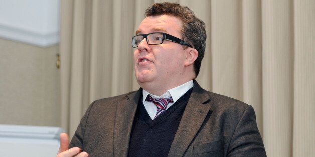 MP Tom Watson addresses a press conference to raise awareness for the campaign for justice for the Shrewsbury Twenty Four, London.