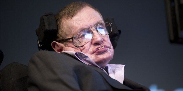 British theoretical physicist professor Stephen Hawking attends a symposium during the opening of the PLANCKS event in Amsterdam, on May 23, 2014