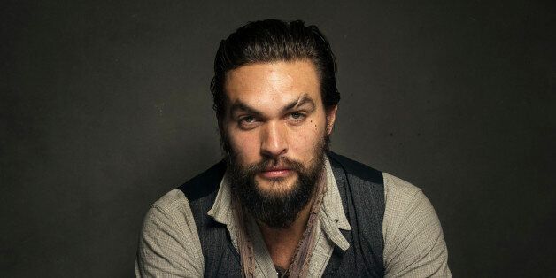 Jason Momoa poses for a portrait at The Collective and Gibson Lounge Powered by CEG, during the Sundance Film Festival, on Friday, Jan. 17, 2014 in Park City, Utah. (Photo by Victoria Will/Invision/AP)