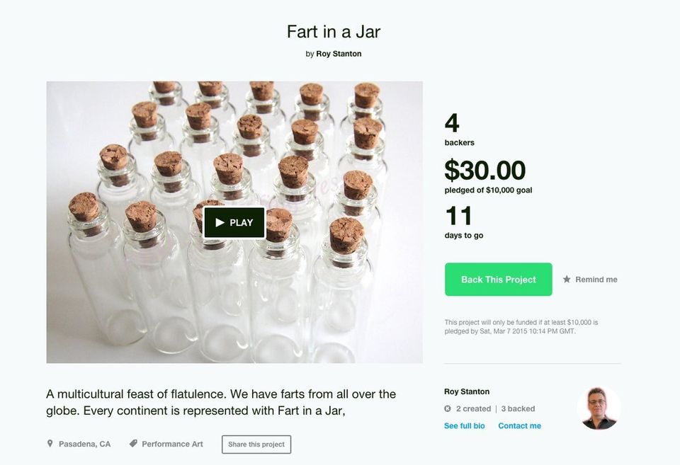 'Fart in a Jar'