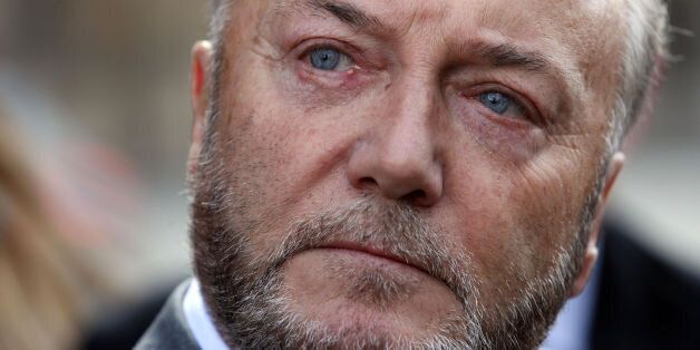 File photo dated 16/04/12 of Respect MP George Galloway, as Neil Masterson, 39 admitted beating the MP but denied his attack was religiously aggravated.
