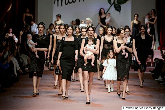 Mum's The Word: Dolce & Gabbana's AW15 Show Pays Homage To Mothers ...