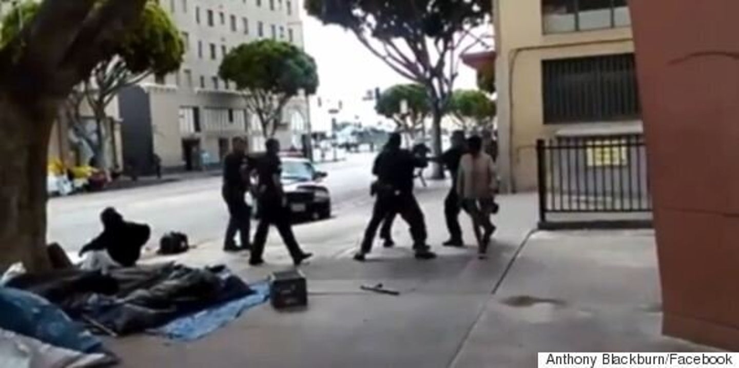 Homeless Mentally Ill Black Man Shot Dead By LAPD In Skid Row In ...