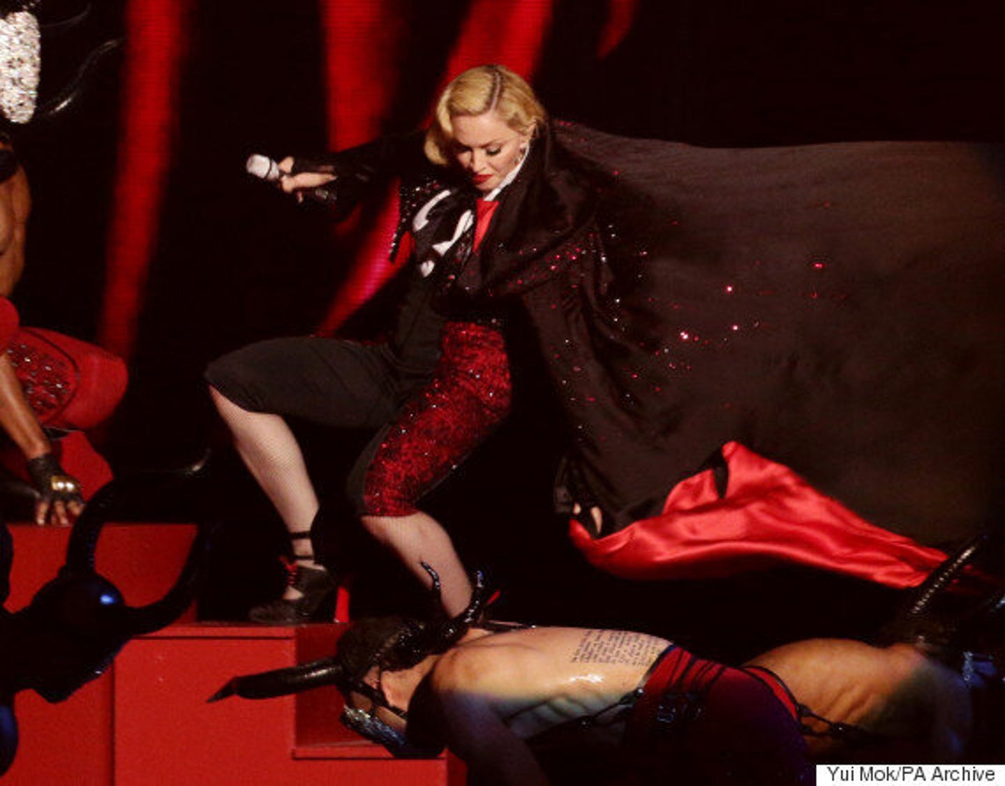 'Madonna's Fall At The Brit Awards Was Her Own Fault', Suggests Cape(01)