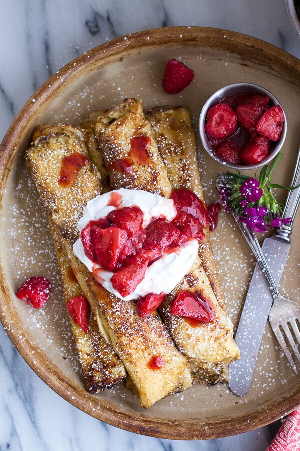 Fried Ricotta With Mushrooms And Radishes