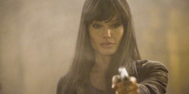Angelina Jolie plays a CIA spy in the movie Salt