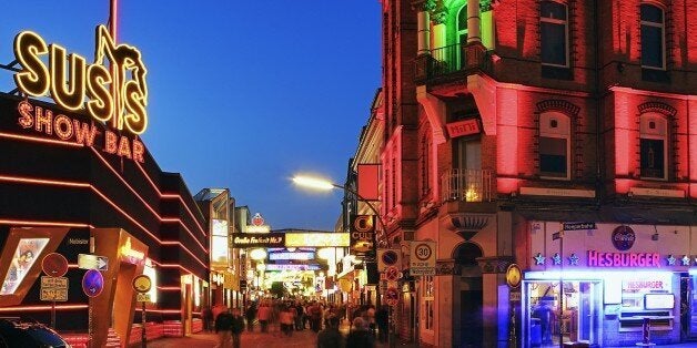 St.Pauli at Reeperbahn (red light district), Hamburg, Germany