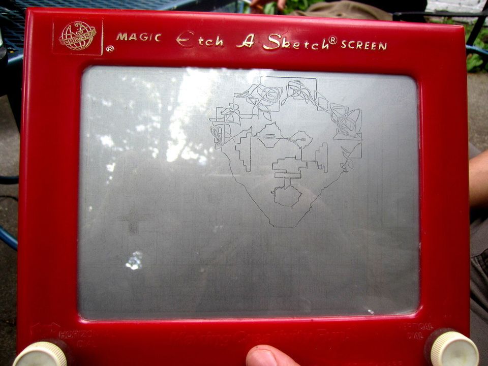 Instead Of An Etch-A-Sketch...