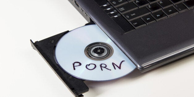 Porn DVD in Player