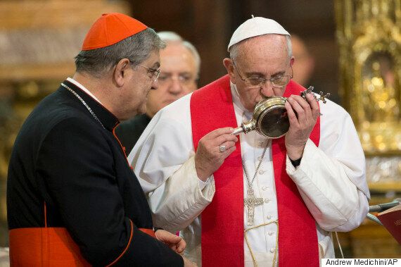 Pope Francis 'Miracle' Sees Blood Of Patron Saint Januarius Half ...