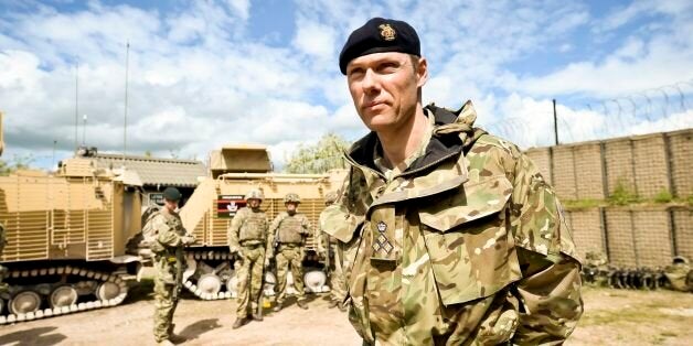 Brigadier Darrell Amison, commander Joint Force Support, at Copehill Down Village, as 20th Armoured Brigade prepare for deployment to Afghanistan on the very last UK forces Operation HERRICK (Op HERRICK 20).