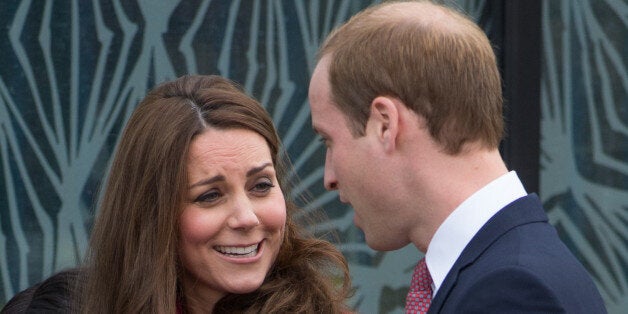 LONDON, ENGLAND - MARCH 27: Prince William, Duke of Cambridge and Catherine, Duchess of Cambridge visit the Stephen Lawrence Centre on March 27, 2015 in London, England. (Photo by Samir Hussein/WireImage)