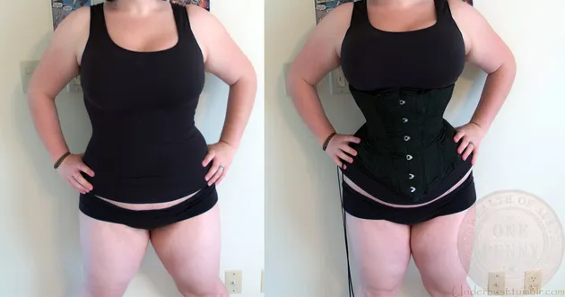 Woman who wants to look like Jessica Rabbit wears TINY corset 23 hours a  day