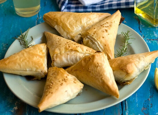 Zesty Spinach And Feta Pies (Spanakopita)