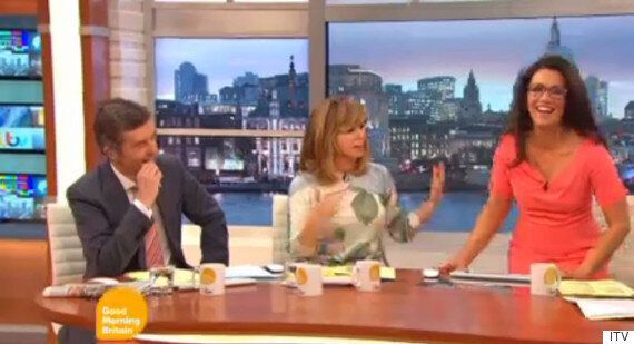 Susanna Reid Suffers Wardrobe Malfunction Live On Good Morning