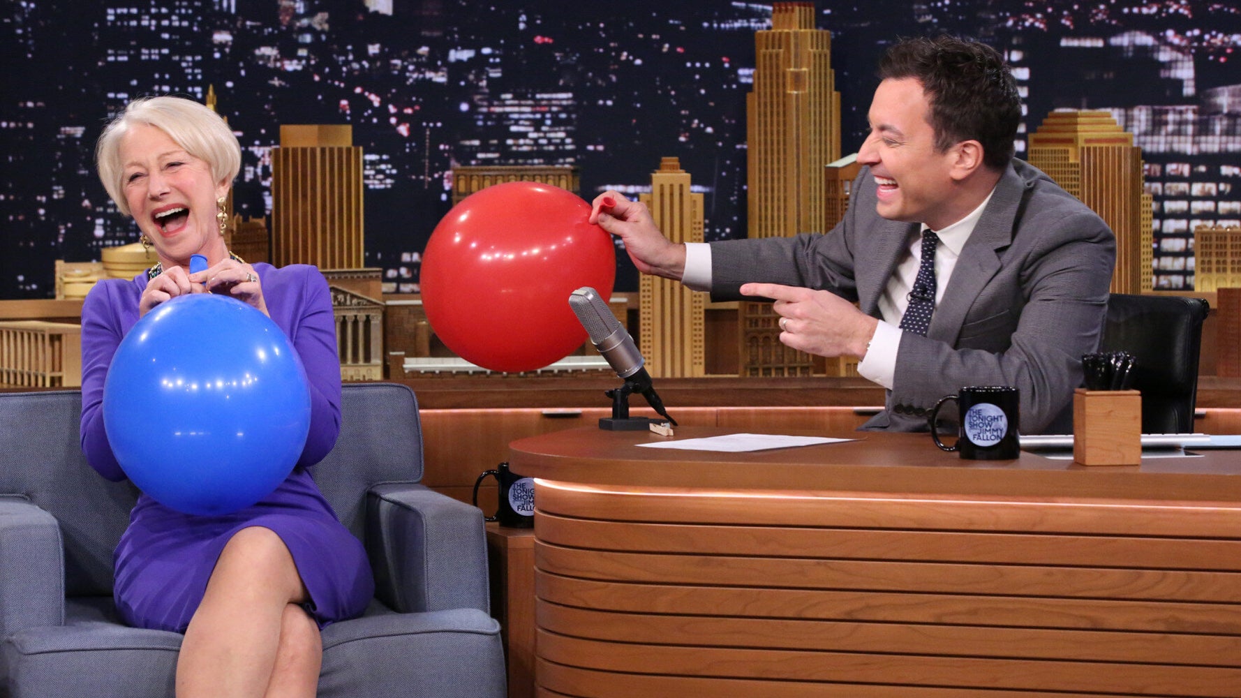 Helen Mirren And Jimmy Fallon Chatting After Inhaling Helium Is Pretty Fantastic (VIDEO) | HuffPost UK Entertainment Helen Mirren And Jimmy Fallon Chatting After Inhaling Helium Is Pretty Fantastic (VIDEO) | HuffPost UK Entertainment