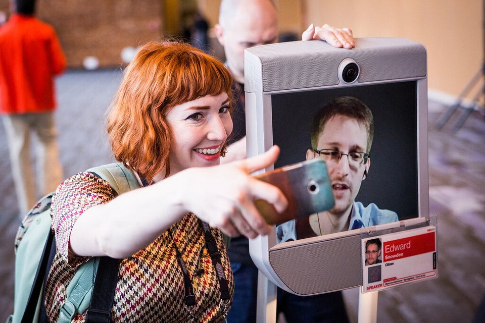 Edward Snowden At TED Conference Vancouver