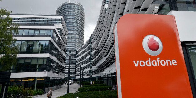 The German headquarters of mobile-phone carrier Vodafone is pictured in Duesseldorf, Germany, Thursday, Sept. 12, 2013. Cellphone and broadband provider Vodafone Deutschland said it was the target of a large-scale data theft affecting the personal details of 2 million German customers. (AP Photo/Martin Meissner)
