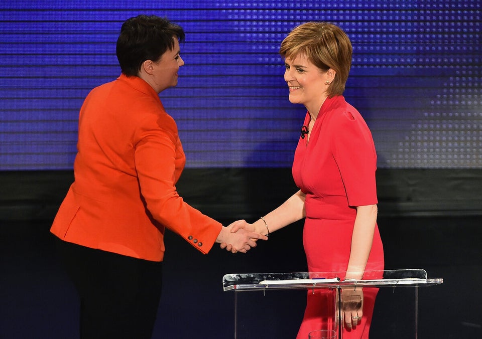 Scottish Party Leaders Participate In A Live STV Debate