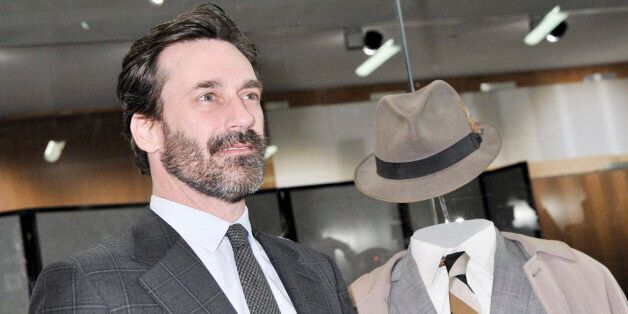 WASHINGTON, DC - MARCH 27: Actor Jon Hamm attends a ceremony where objects from the iconic TV series 'Mad Men' are presented to the National Museum of American History on March 27, 2015 in Washington DC. (Photo by Kris Connor/Getty Images)