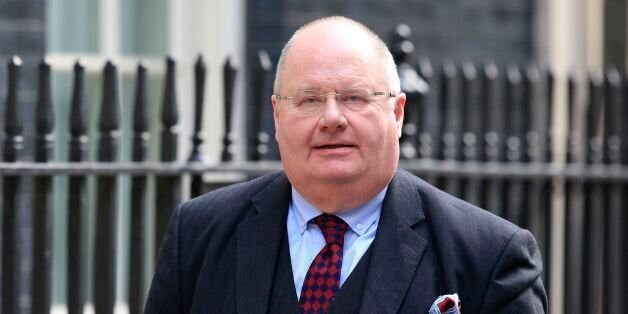 Communities Secretary Eric Pickles leaving after a Cabinet meeting in Downing Street, London, before the annual Budget statement is delivered by Chancellor George Osborne.