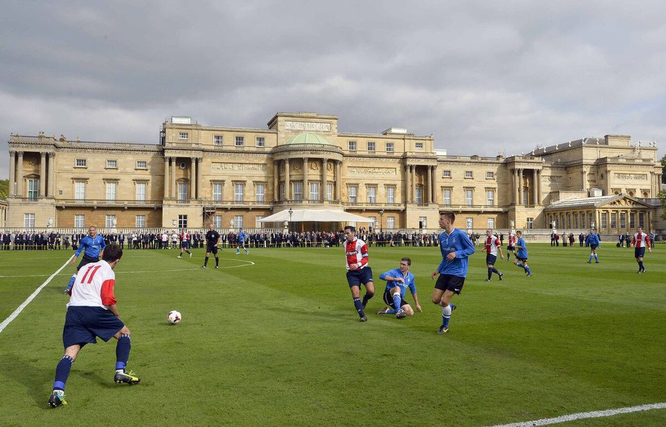 Buckingham Palace Hosts Its First Football Match To Celebrate 150 Years Of The Football Association
