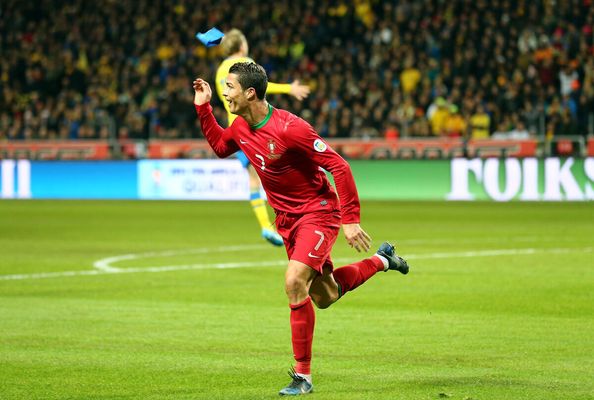 Ronaldo's Hat Trick In World Cup Qualifying Playoff Even Had Zlatan  Ibrahimovic Applauding (GIF/VIDEO)