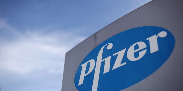 File photo dated 17/08/11 of the logo of US drugs giant Pfizer. The company has confirmed details of a multi-billion pound takeover approach for UK company AstraZeneca.