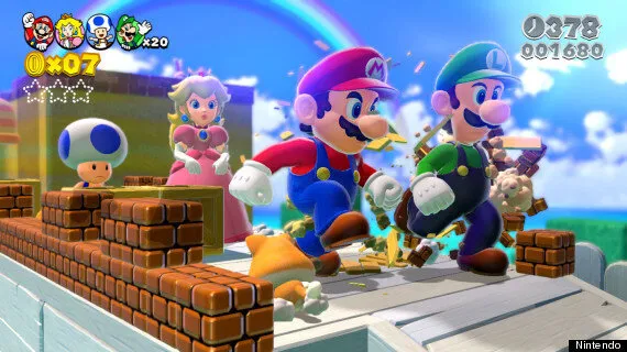 SUPER MARIO 3D WORLD #1 - O Início: Gameplay com Mario e Luigi