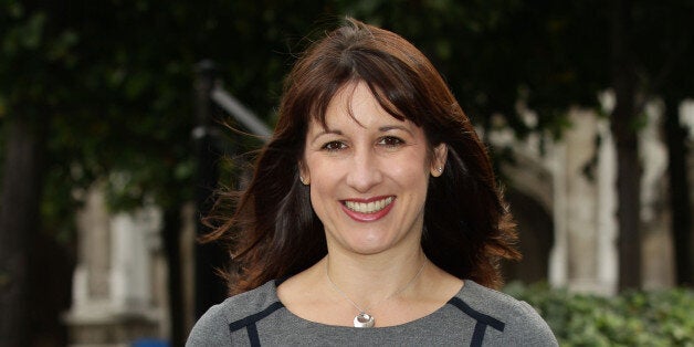 Shadow Secretary of State for Work and Pensions Rachel Reeves outside the Houses of Parliament, central London.