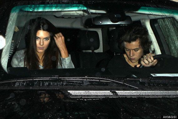Kendall Jenner pictured leaving event 'as Harry Styles gives his