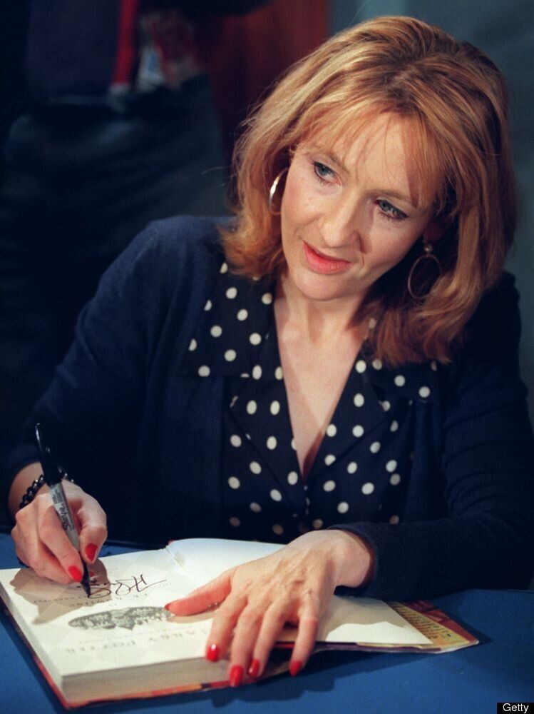 J.K. Rowling, author of the best-selling Harry Pot