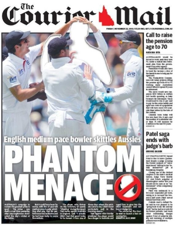How One Australian Newspaper Is Covering The Ashes Without Mentioning