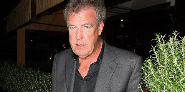 LONDON, UNITED KINGDOM - JULY 03: Jeremy Clarkson leaving Lou Lou's club on July 3, 2013 in London, England. (Photo by Mark Robert Milan/FilmMagic)